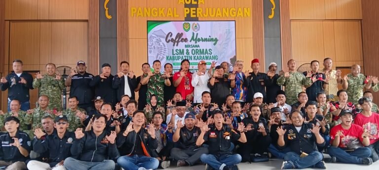 TNI Gandeng LSM dan Ormas, Dandim Karawang Dorong Dukungan Program Strategis Nasional   