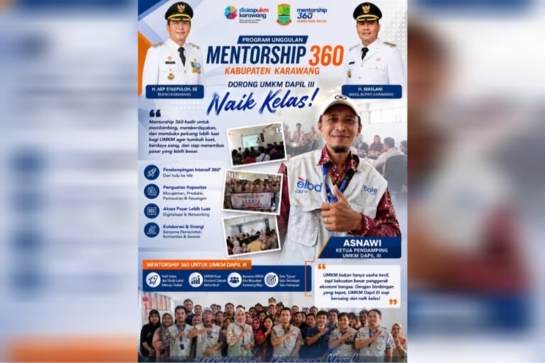 Mentorship 360 Hadir, UMKM Dapil III Karawang Didorong Tembus Pasar Lebih Luas