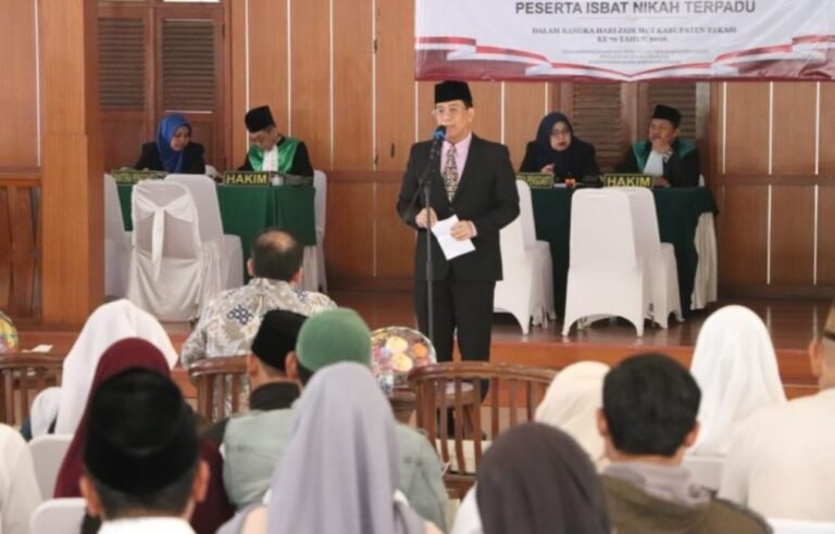 Puluhan Pasangan Akhirnya Dapat Kepastian Hukum Lewat Sidang Isbat Nikah di Bekasi