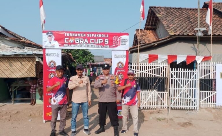 HUT RI ke-81 Makin Meriah, Desa Telukambulu Gelar Turnamen Sepak Bola ke-9