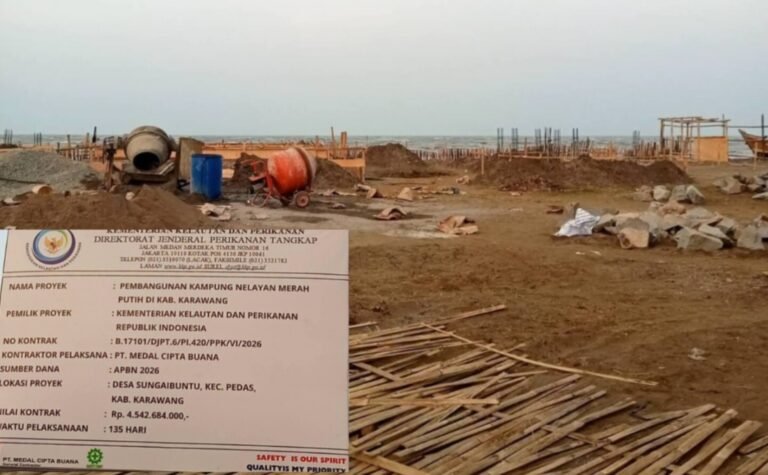 Rp4,5 Miliar Bukan Uang Receh! Proyek Kampung Nelayan Sungaibuntu Wajib Transparan dan Berkualitas