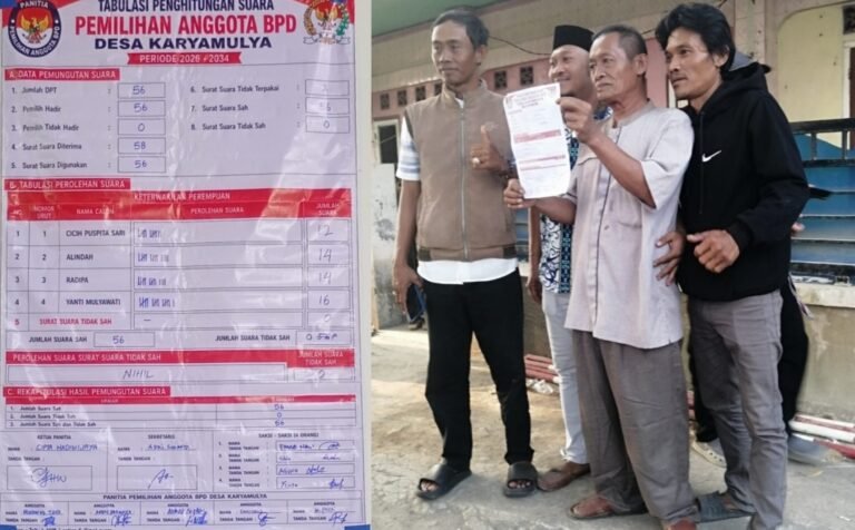Unggul Telak, Akpan Azmali Terpilih Jadi Calon Anggota BPD Dusun 2 Karya Indah