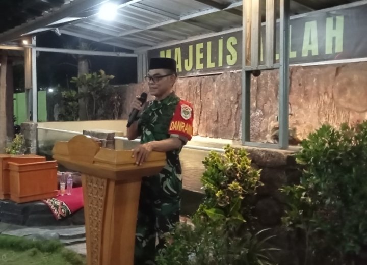 Danramil Kedungwaringin Hadiri Maulid Nabi di Ponpes Al-Jailani Firdaus, Suasana Penuh Khidmat