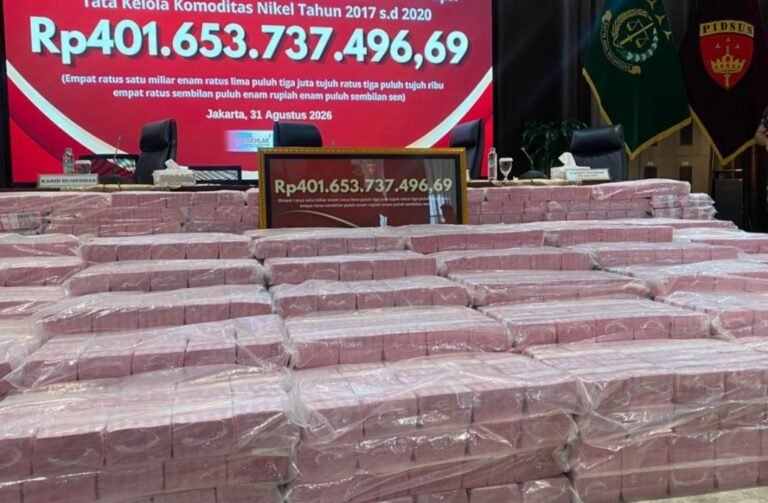 Kejagung Pamer Uang Rp401,6 Miliar dari PT CNI, Terkait Dugaan Korupsi Tata Kelola Nikel
