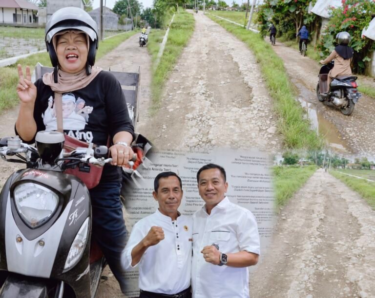 Jalan Penghubung Rawamerta–Rengasdengklok Rusak, Warga Minta Bupati Aep Segera Turun Tangan