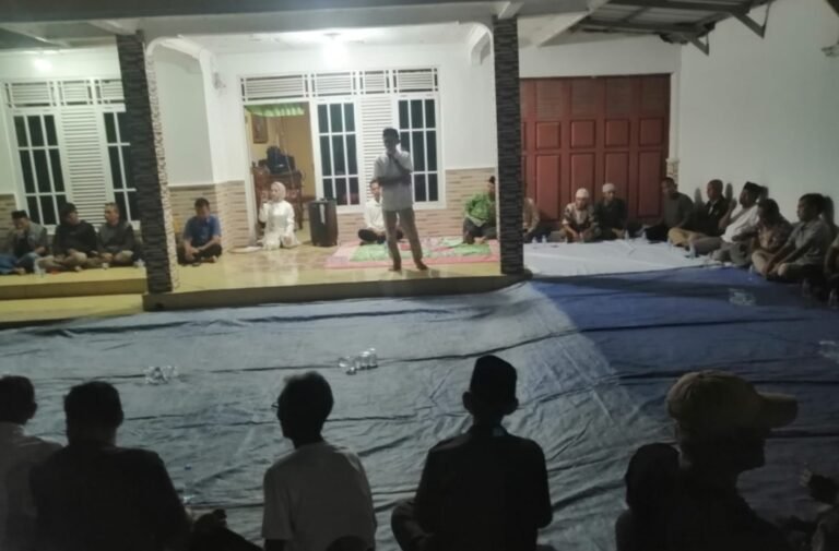 Silaturahmi Jadi Titik Awal, Hidayat Deklarasikan Niat Maju sebagai Calon Kades Telukbango