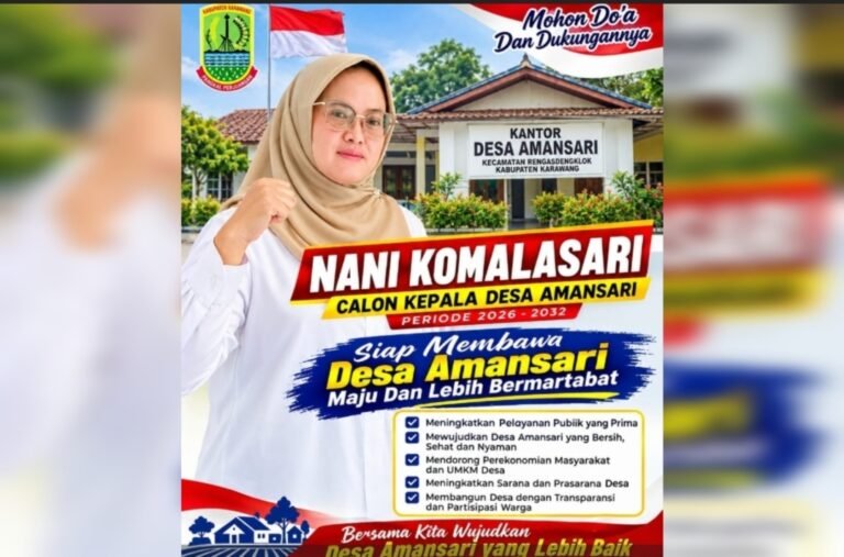 Nani Komalasari Nyatakan Siap Bertarung di Pilkades Amansari, UMKM hingga Infrastruktur Jadi Prioritas