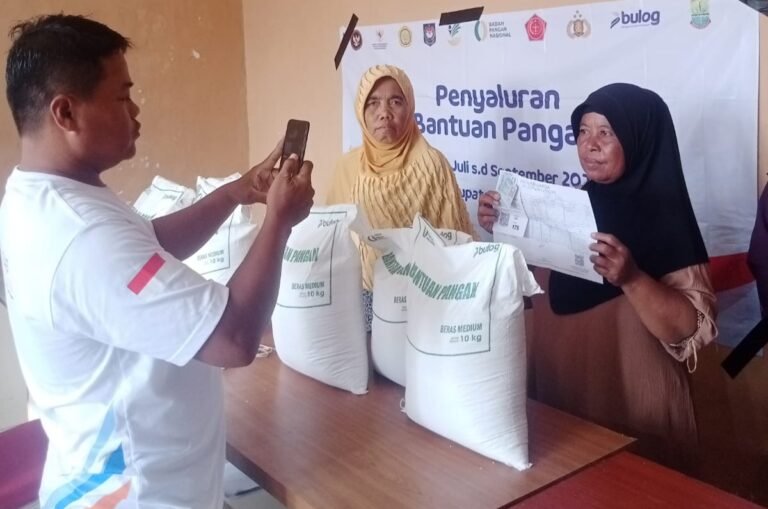 946 KPM di Srijaya Kebagian Bantuan Beras, Total 28,380 Ton Disalurkan