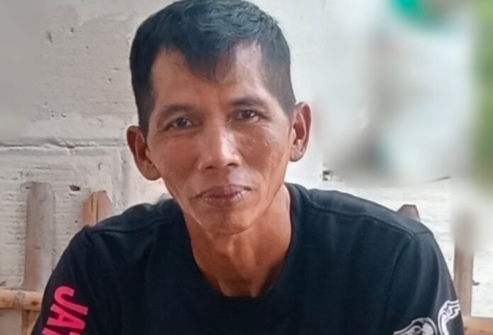 Warga Desa Sabajaya, Nana Haryanto, KPM PKH-BPNT Disebut Diancam Dicoret Jika Beda Pilihan. (Jagainnews.com)